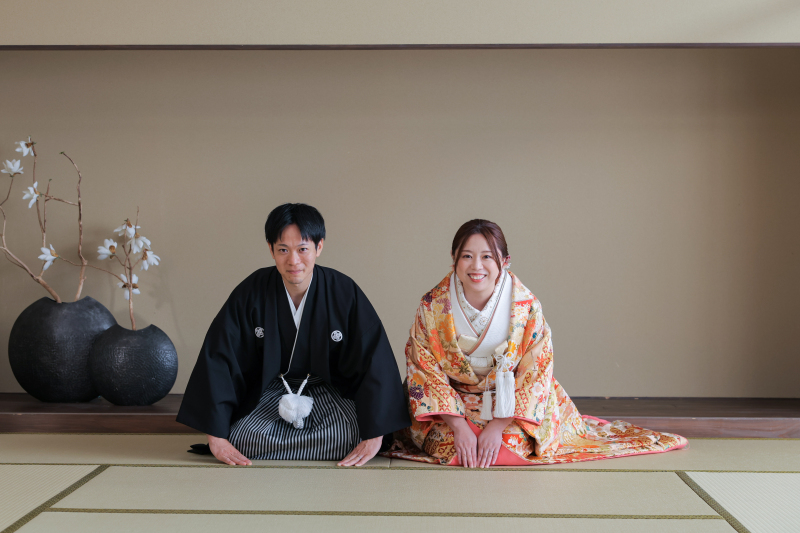 お辞儀ショット