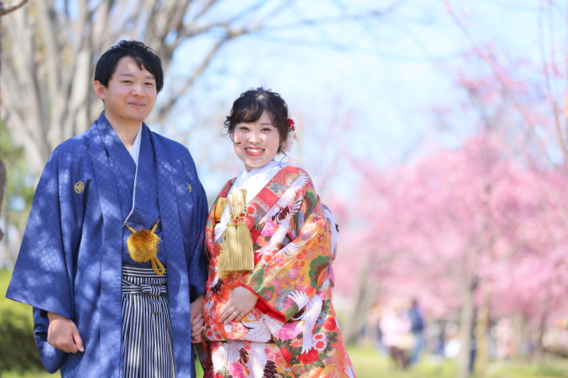 青空に映える!春のロケフォト♪