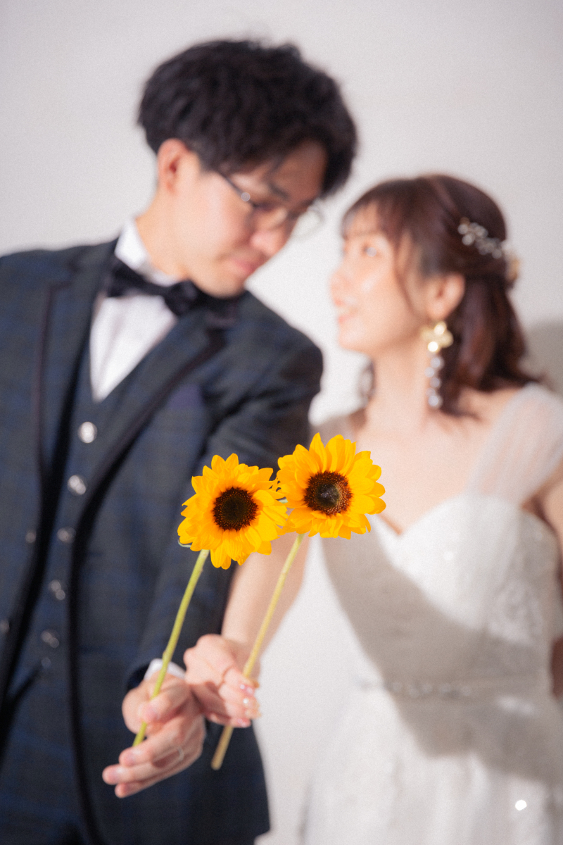 一輪のひまわり