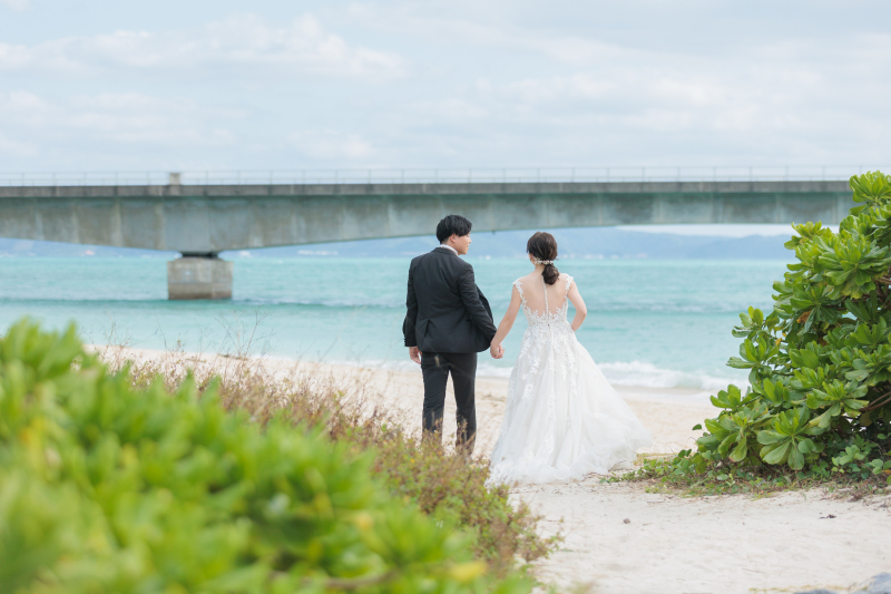 古宇利島チャペル＆ビーチ撮影！