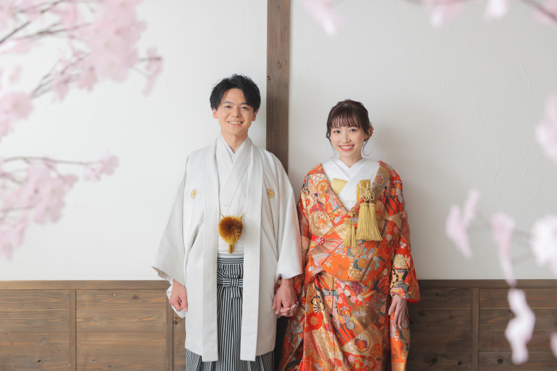 桜と一緒に、、