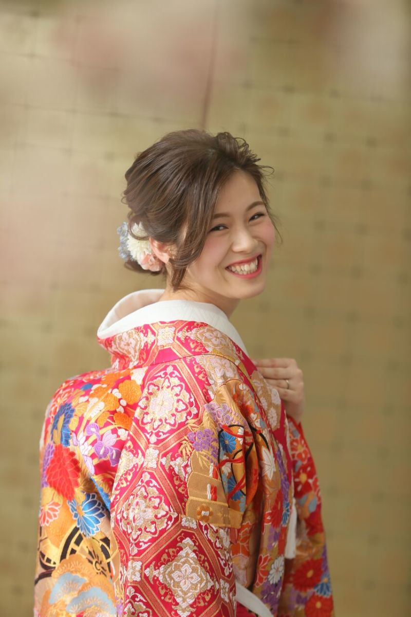 はじけるような笑顔！