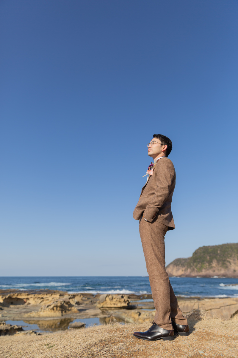 新郎様ソロショットも