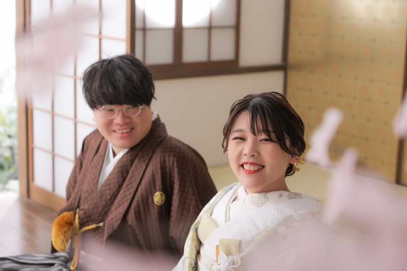 笑顔ショット。