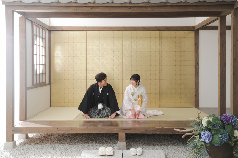 白無垢にお着替え