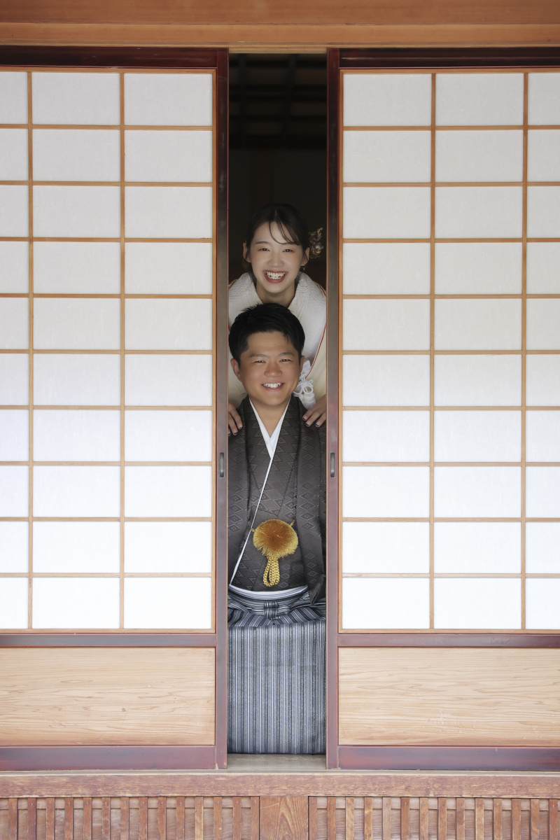 障子からお二人が☺︎