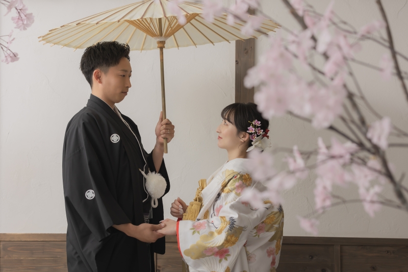 見つめ合いショット