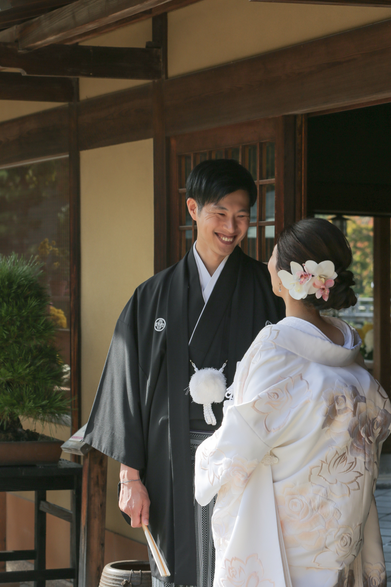 見つめ合いショット