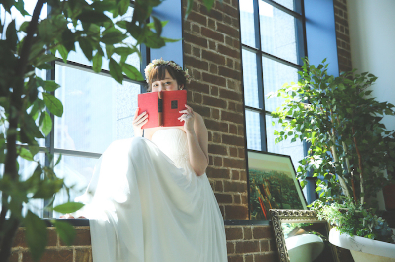 朝の光に包まれ