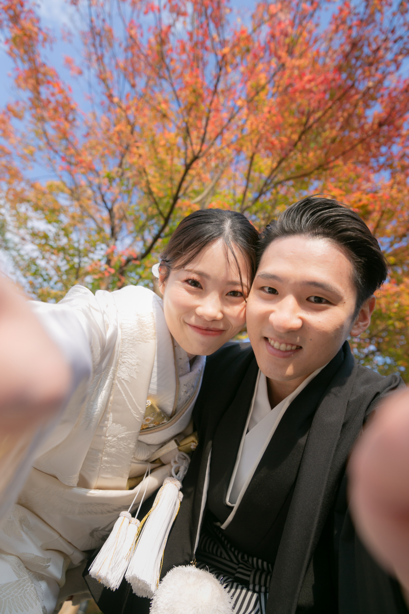 自撮り風ショット