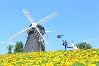 真夏のロケーション撮影