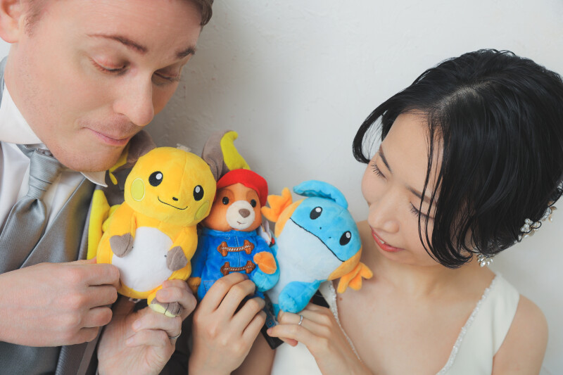 ぬいぐるみ達と!