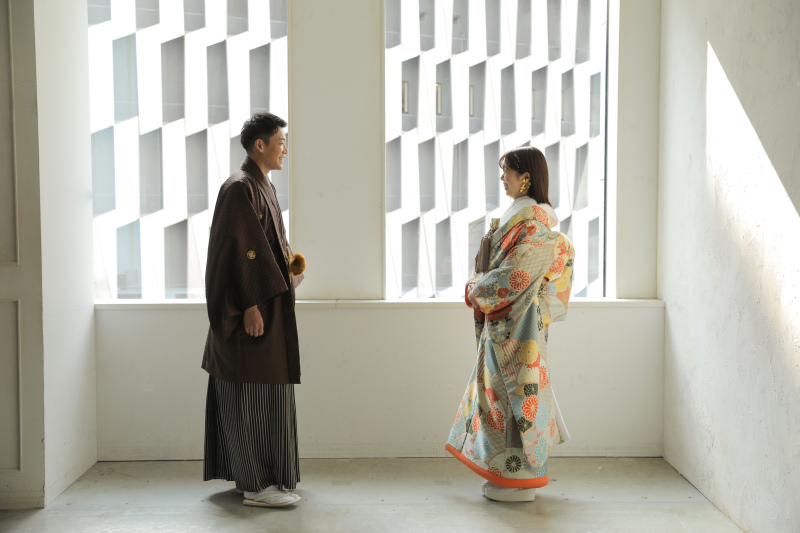 自然光を使って