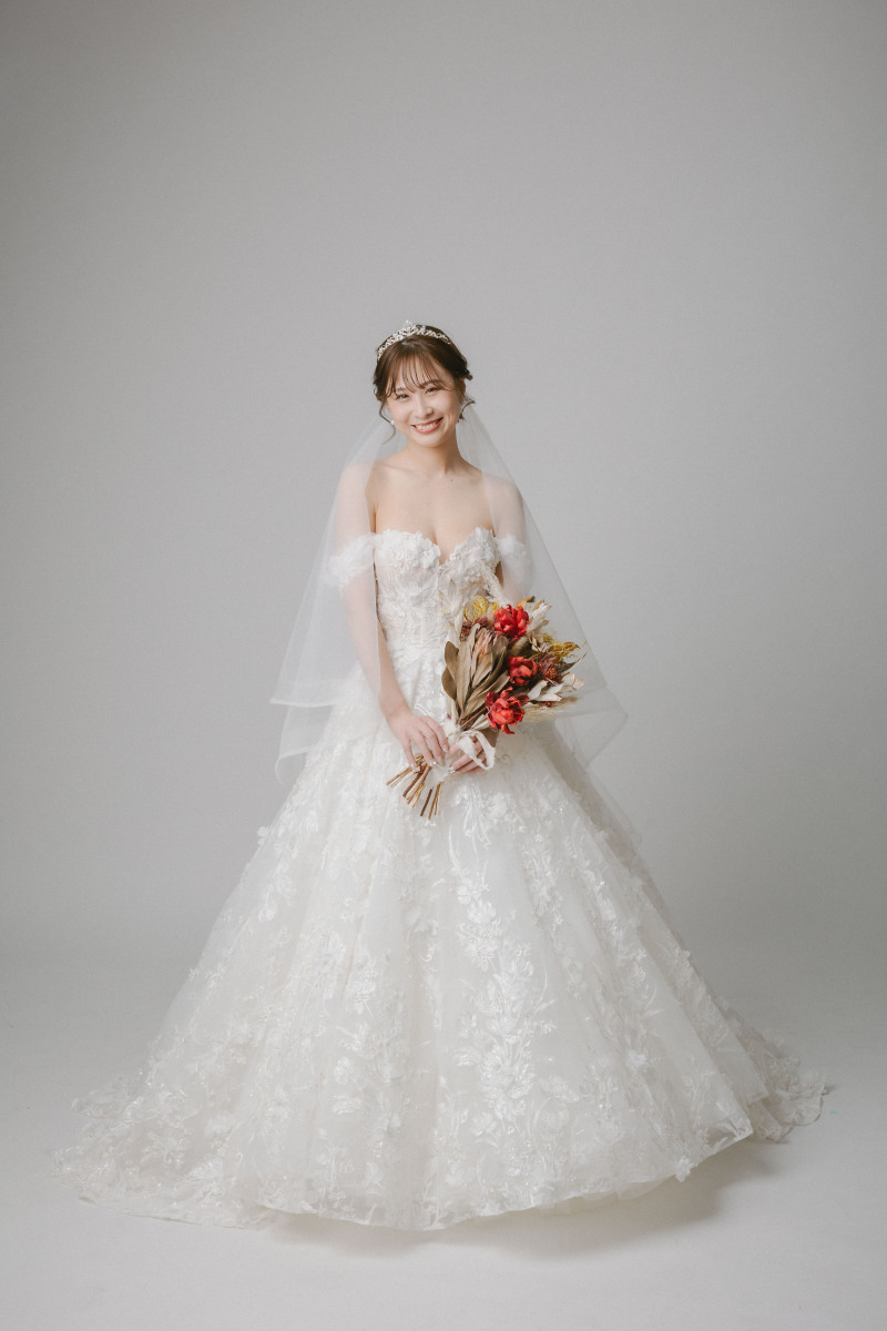 ベールを付けてもっと素敵な晴れ姿☀️