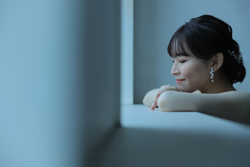 ヘアスタイルも