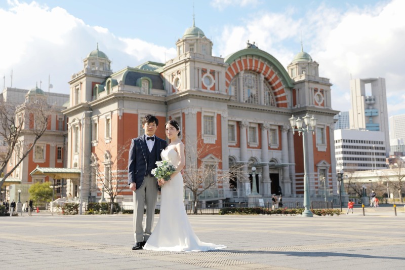 中之島公園で洋装ロケーション!