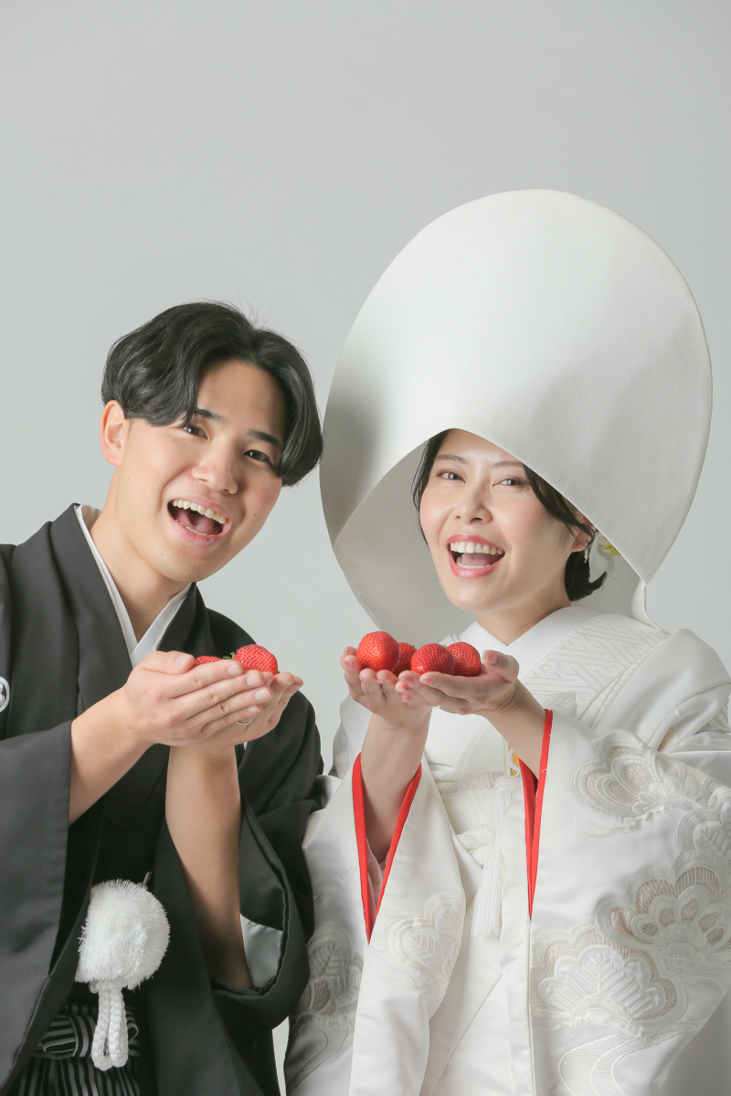 お二人の大好きなイチゴと