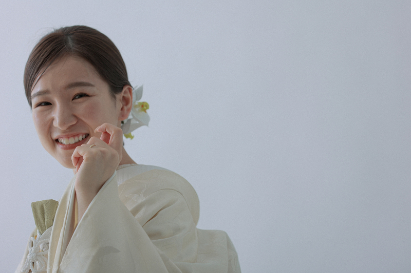新婦様のソロショット