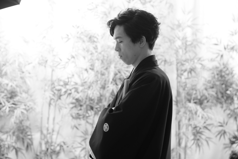 新郎様はモノクロでクールに!