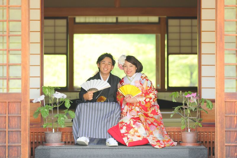 お衣装チェンジして和装に!