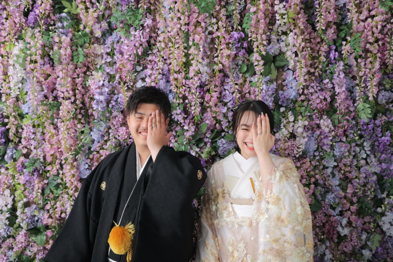 指輪アピール!?