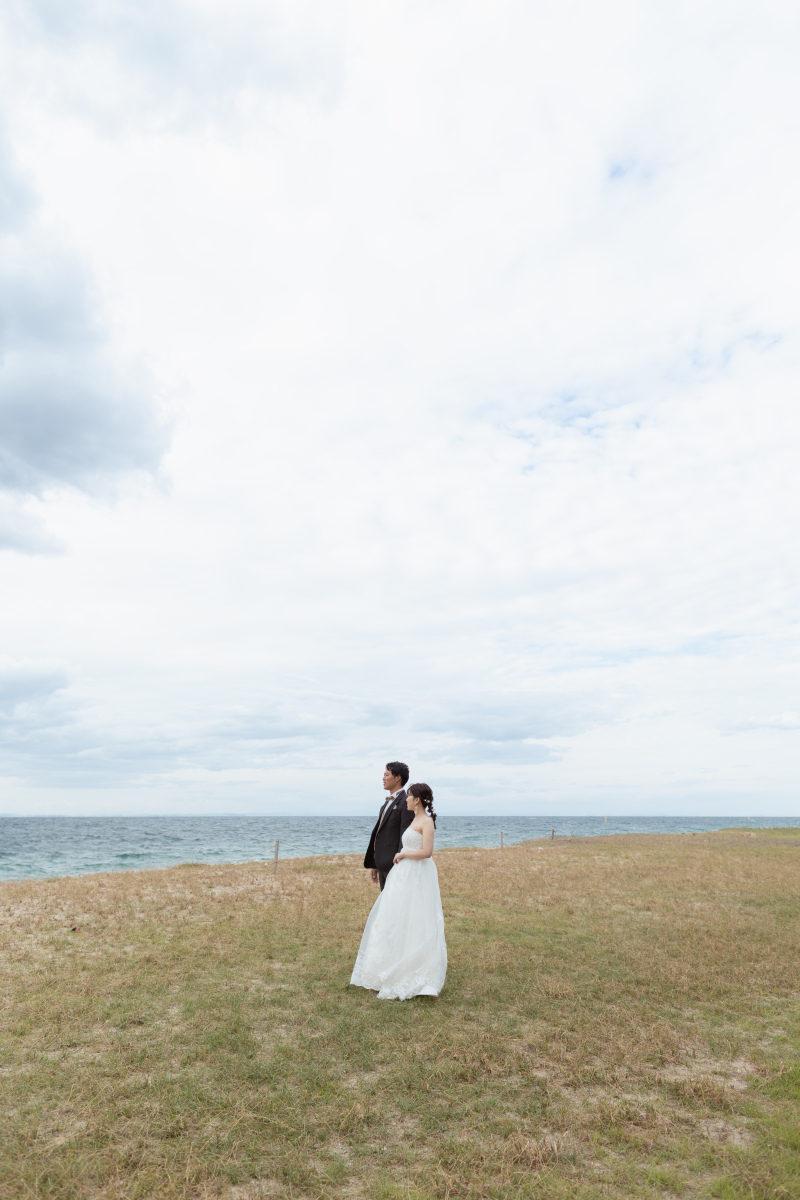 開放感のある海辺で