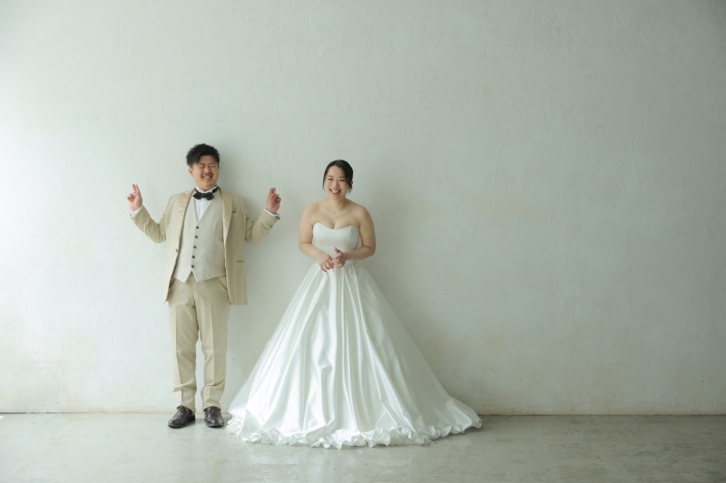 緊張がほぐれてお二人らしさが出たショット