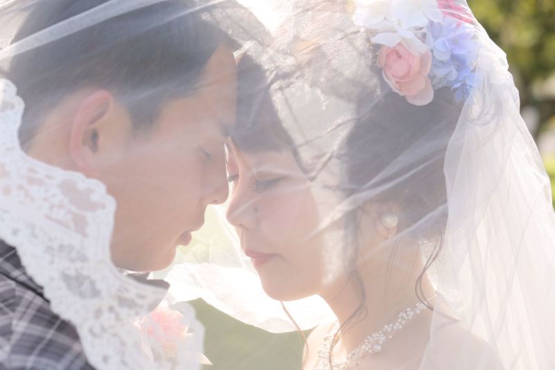 ベールでロマンチックに☆