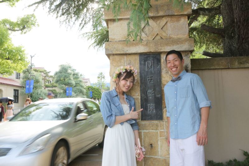 思い出の学び舎で！