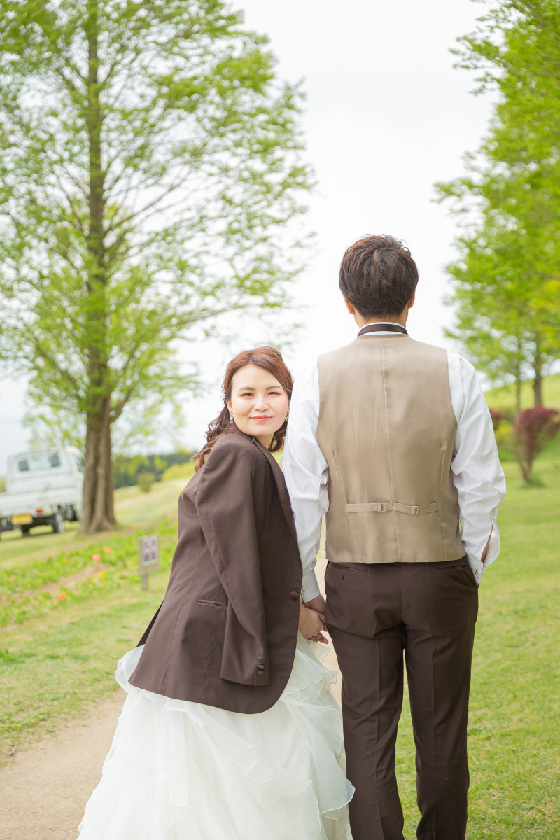 手繋ぎショット