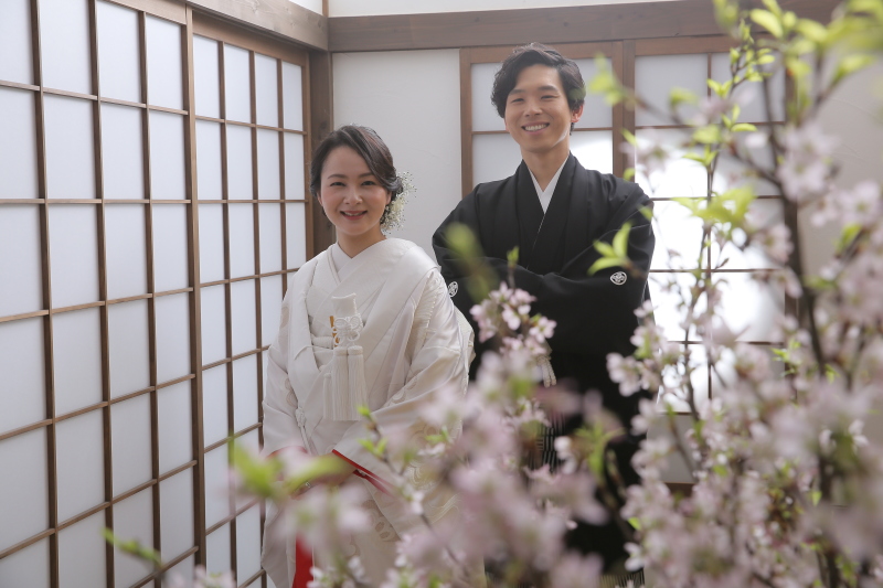 本格和室で着物!