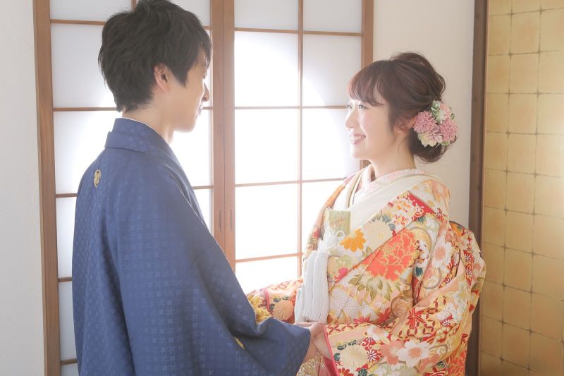 和装屋内庭園！