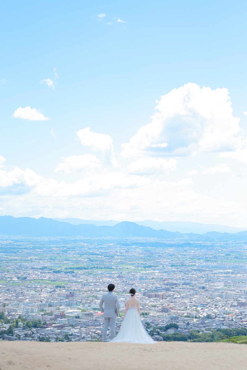 素晴らしい景色をバックに