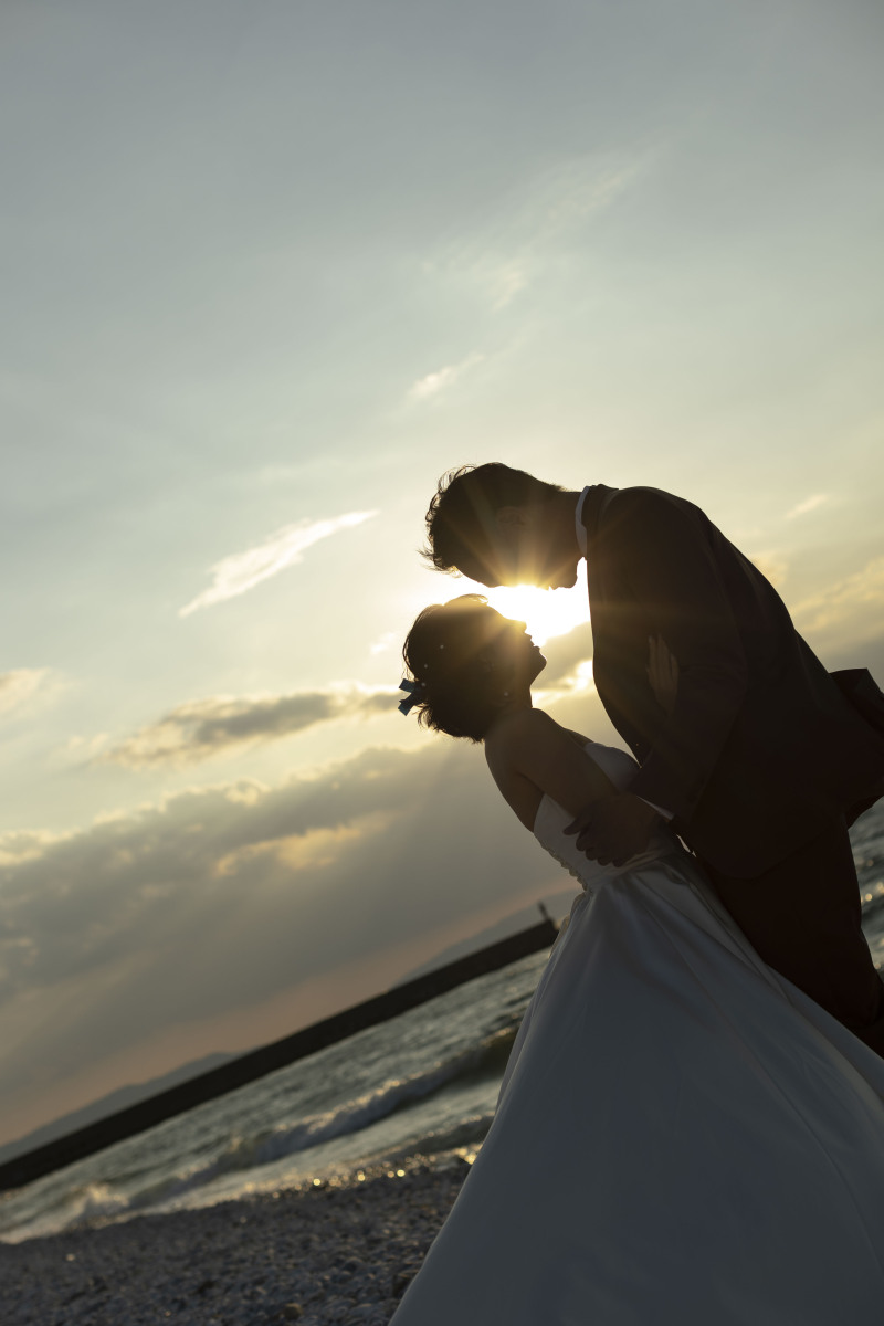 日が落ちてきて