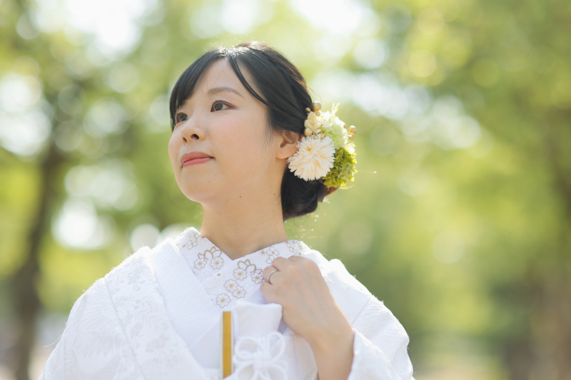 新婦様のソロショット