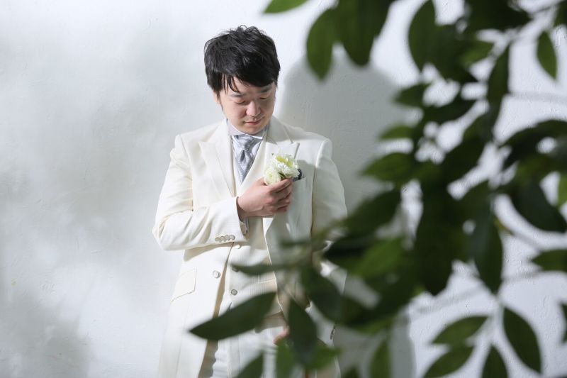 続いて新郎様ソロショット！