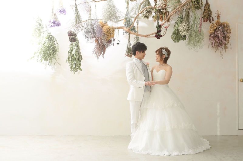 お花に囲まれて…☆