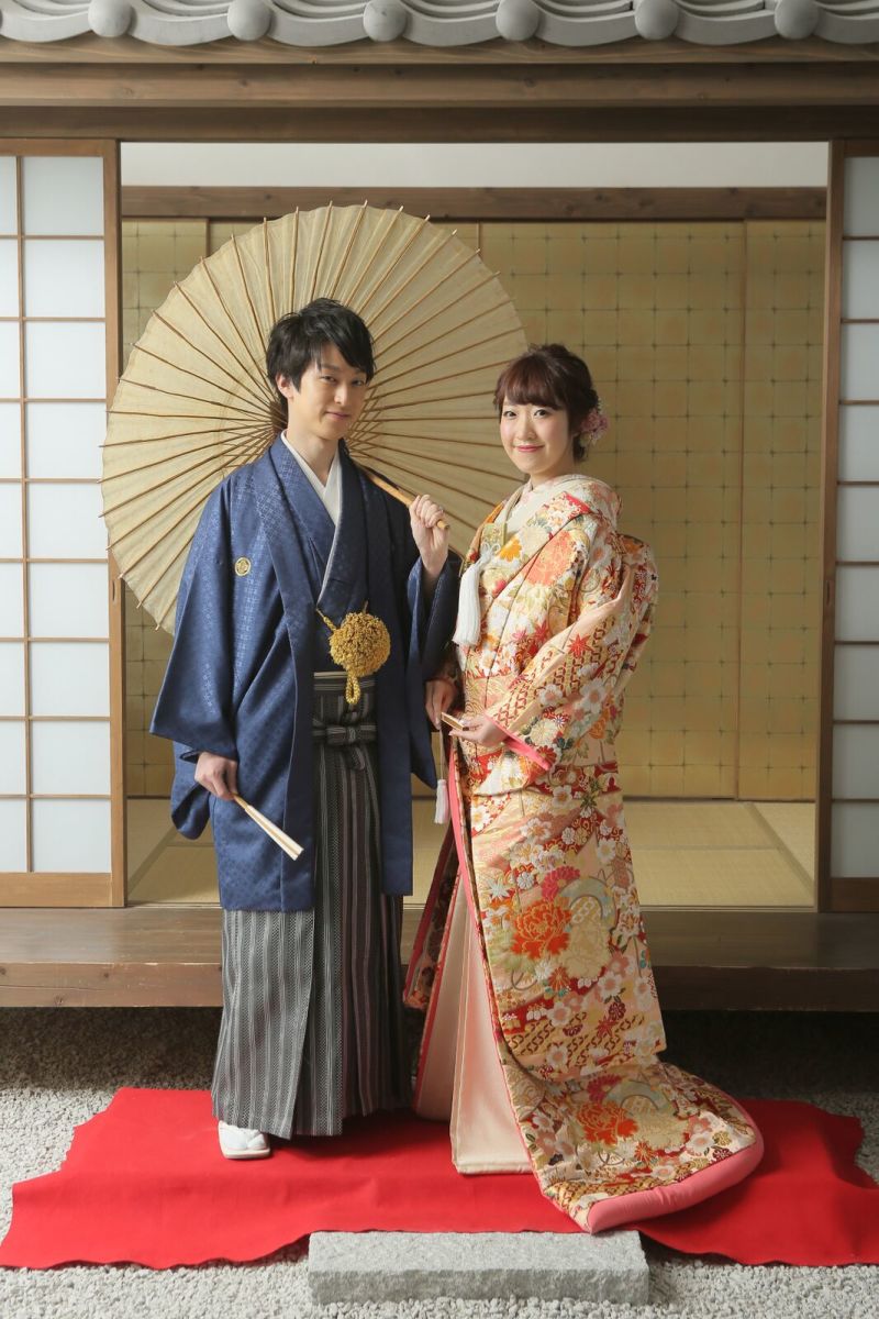 まずはお二人の立ち姿から！