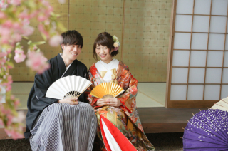 人気の和庭園（スタジオ）