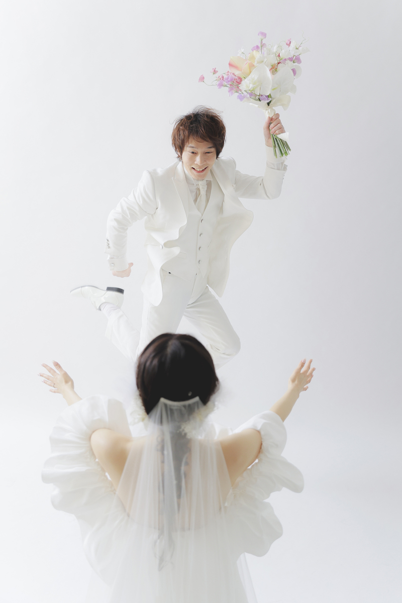 新婦様もびっくりの大ジャンプ!!