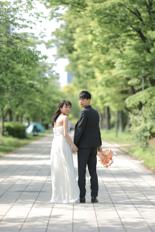 大阪城洋装ロケーション