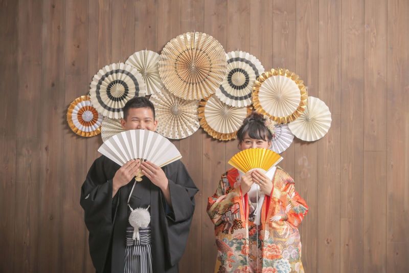 最後はペーパーファン!