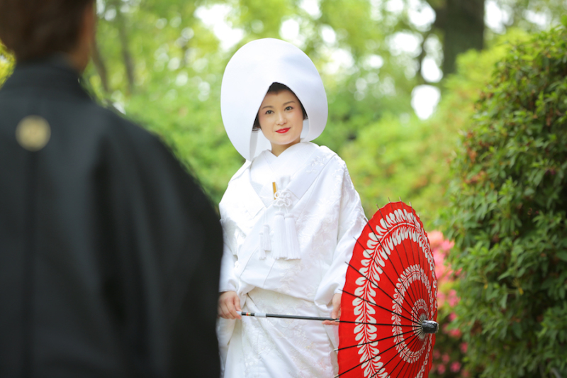 白無垢・綿帽子
