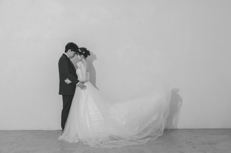 ドレスをふわっと