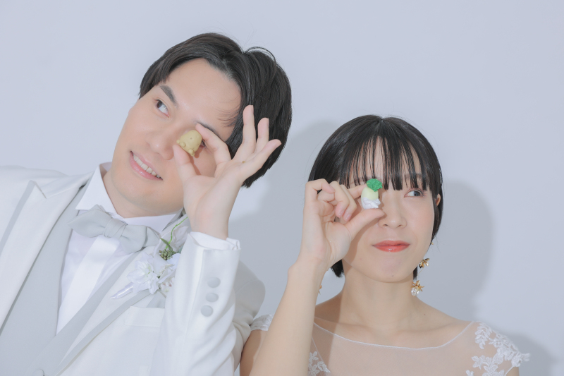 お二人らしさ全開!洋装スタジオ!