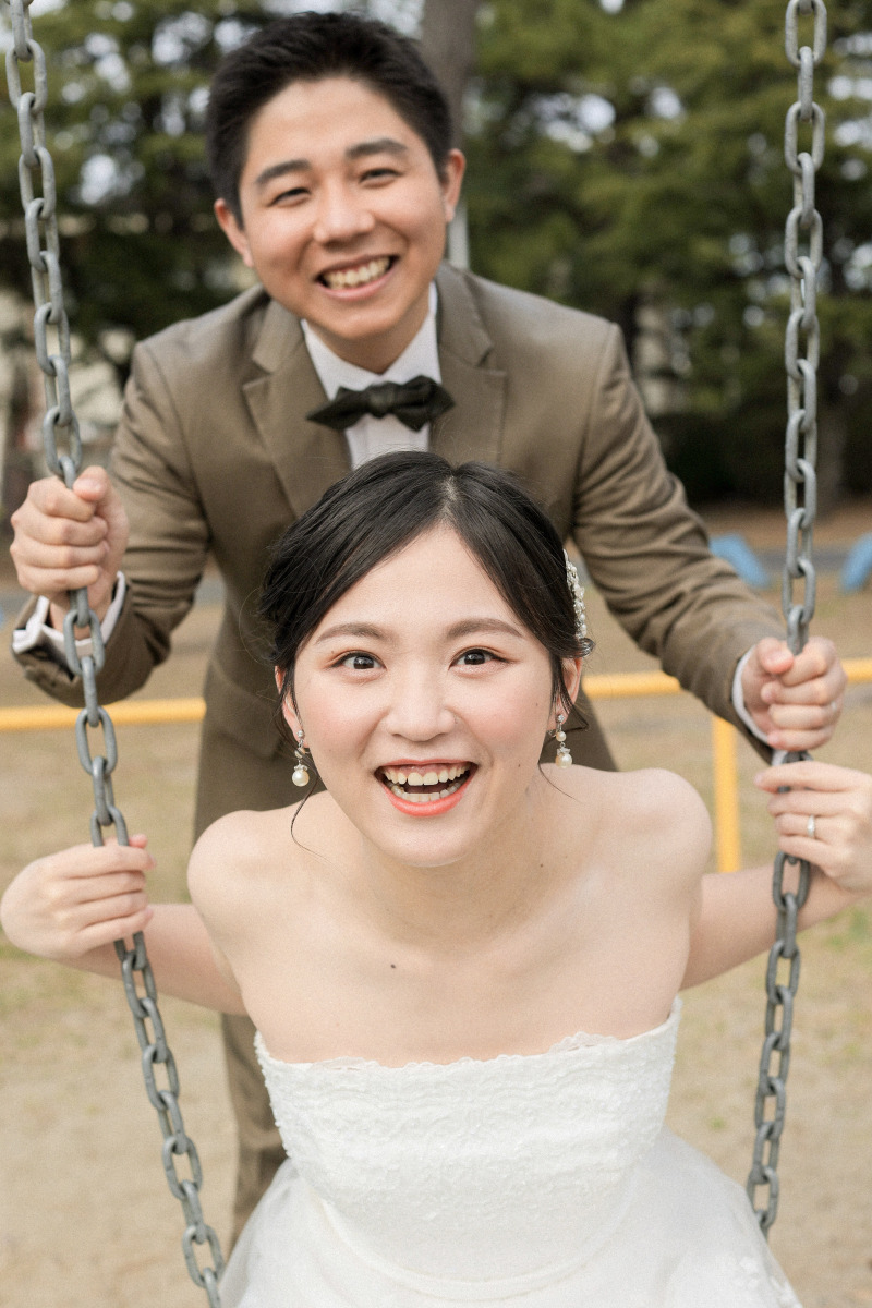 ノリノリでこの笑顔