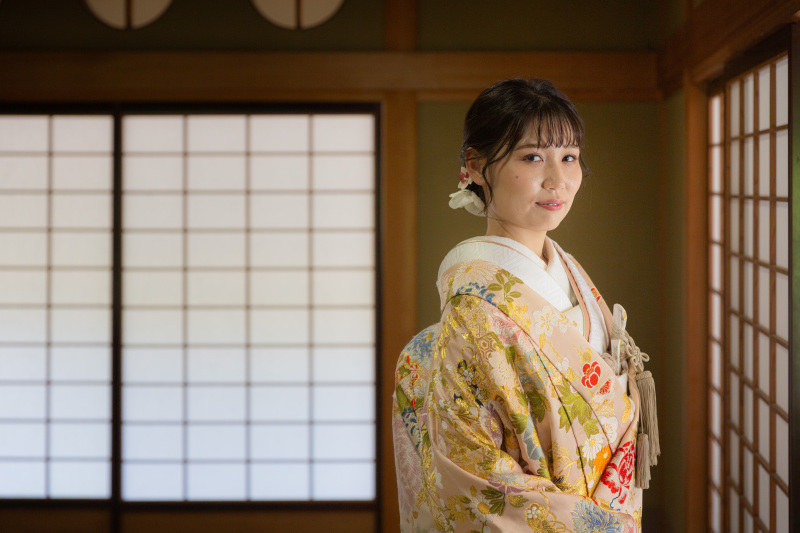 茶室で新婦様ソロバージョン!