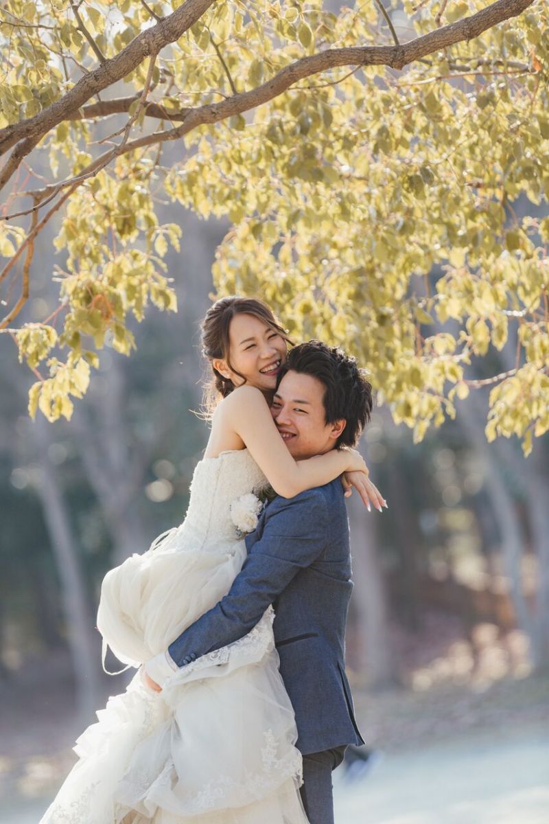 仲良しさの伝わる笑顔♡