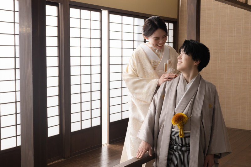 最後は見つめ合って