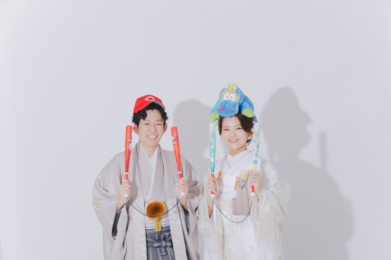 和装でお二人らしい撮影!